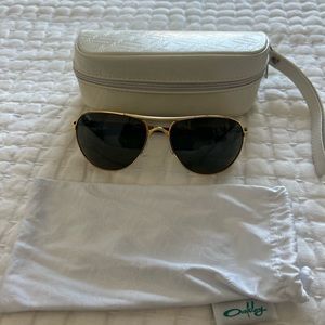 Oakley Plaintiff Polished Gold/Dark Gray